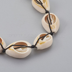 Cowrie Shell Beaded Necklaces&nbsp;NJEW-JN02293