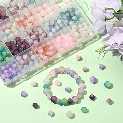 Crackle Glass Beads Strands&nbsp;GLAA-YW0004-76