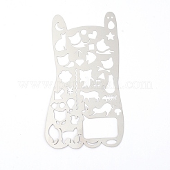 304 Stainless Steel Painting Stencils&nbsp;DIY-WH0246-17