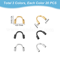 60Pcs 3 Colors 316 Surgical Stainless Steel Wire Guardian&nbsp;STAS-UN0056-23