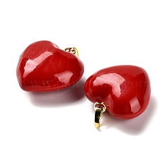 Brass Enamel Pendants&nbsp;KK-M324-06B-G02