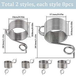 16Pcs 2 Style Steel Wire Knitting Thimbles&nbsp;FIND-SC0007-71