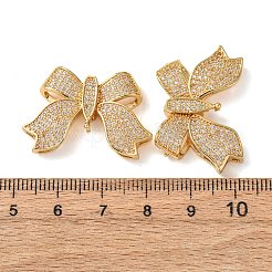 Brass Micro Pave Cubic Zirconia Chandelier Component Links&nbsp;KK-K422-15G
