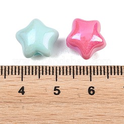 Plating Opaque Acrylic Beads&nbsp;OACR-D042-01