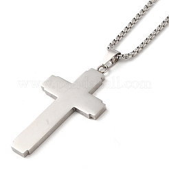 Non-Tarnish 201 Stainless Steel Pendant Necklaces&nbsp;NJEW-H015-08P