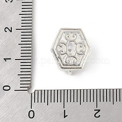 Brass Micro Pave Cubic Zirconia Beads&nbsp;KK-K297-28S