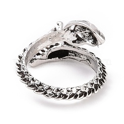 Dragon Alloy Cuff Rings for Men&nbsp;RJEW-F126-02AS