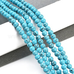 Synthetic Turquoise Beads Strands&nbsp;TURQ-H038-4mm-XXS09