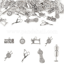 Tibetan Style Alloy Pendants&nbsp;TIBEP-FP0001-07