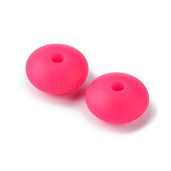 Rondelle Food Grade Eco-Friendly Silicone Focal Beads&nbsp;SIL-F003-07D