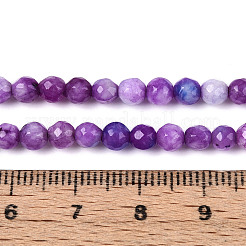 Dyed Natural White Jade Beads Strands&nbsp;X-G-T139-4mm-60-11