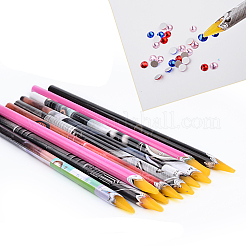 ネイルアートドットツール  UVジェルネイルブラシペン  絵画線ブラシ  ミックスカラー  17.5cm&nbsp;MRMJ-P003-12