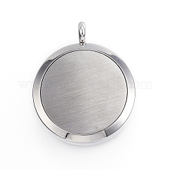 316 Surgical Stainless Steel Diffuser Locket Pendants&nbsp;STAS-P102-001