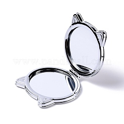 DIY Cat Special Shaped Diamond Painting Mini Makeup Mirror Kits&nbsp;DIY-P048-02