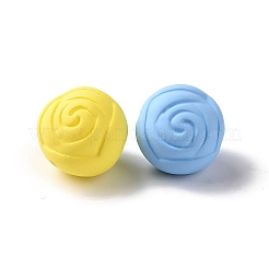 Spray Painted ABS Plastic Beads&nbsp;KY-G025-09