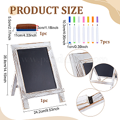 Rectangle Wood Desktop Blackboard&nbsp;AJEW-WH0410-44B