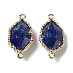 Natural Mixed Gemstone Connector Charms&nbsp;G-C087-02G-B