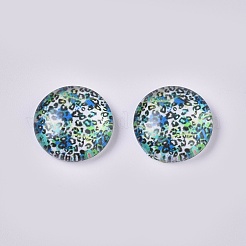 Glass Cabochons&nbsp;LS-GLAA-WH0015-09F