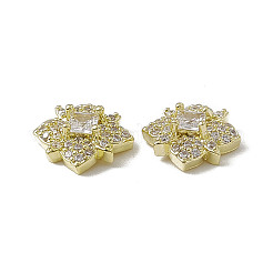 Brass Pave Clear Cubic Zirconia Nail Art Decoration&nbsp;MRMJ-B002-01LG