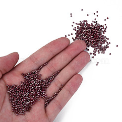 11/0 チェコ不透明ガラスシードビーズ  光沢のある  ラウンド  ココナッツブラウン  2.2x1.5mm  穴：0.7mm  約500 G /袋&nbsp;SEED-N004-003B-37