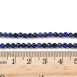 Natural Sodalite Beads Strands&nbsp;X-G-L622-C04-3mm