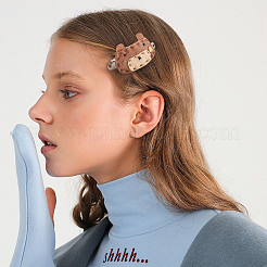 アイアン製ヘアバレッタパーツ  フランスヘアクリップパーツ  プラチナ  39~97x6~10x5~9mm  穴：2~3mm  60個/セット&nbsp;IFIN-PH0024-37P