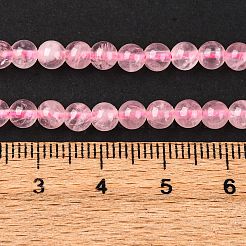 Natural Madagascar Rose Quartz Beads Strads&nbsp;X-G-D655-4mm