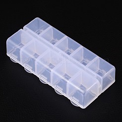 Cuboid Plastic Bead Containers&nbsp;CON-N007-01