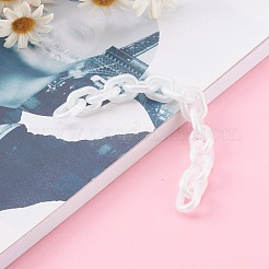 Handmade Opaque Acrylic Cable Chains&nbsp;AJEW-JB00924-05