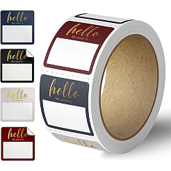 1 Roll Rectnale Stickers Roll&nbsp;DIY-DJ0002-14