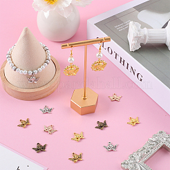100Pcs 5 Colors Tibetan Style Alloy Pendants&nbsp;FIND-SC0005-57