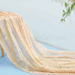 2M Star Pattern Polyester Gold Stamping Fabric&nbsp;AJEW-WH0061-035B