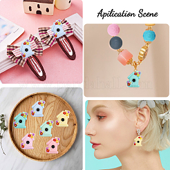 12Pcs 6 Colors Silicone Beads&nbsp;SIL-CA0002-45