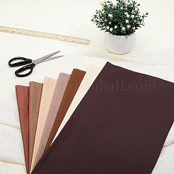 7Pcs Cotton Pure Color Fabric&nbsp;AJEW-WH0481-631D