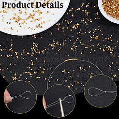 3500Pcs Brass Crimp Beads&nbsp;KK-PA0001-13G