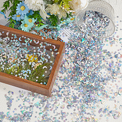 105G Plastic Star & Moon Confetti&nbsp;DIY-ME0002-20