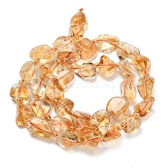 Heated Natural Citrine Beads Strands&nbsp;G-L634-A02-02