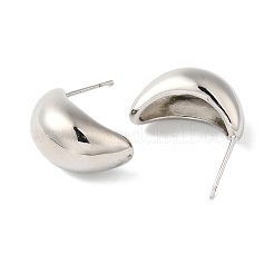 Rack Plating Brass Stud Earrings&nbsp;EJEW-U012-07P