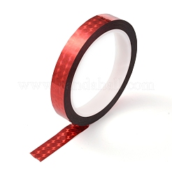Laser Shining PET Plastic Scrapbook Decorative Adhesive Tapes&nbsp;AJEW-H122-B03