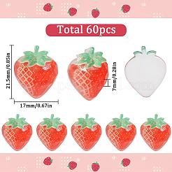 60Pcs Opaque Resin Cabochons&nbsp;DIY-SC0028-30A