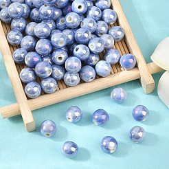 Glazed Porcelain Round Beads&nbsp;X-PORC-S490-8mm-09