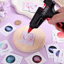 8 Bags 4 Styles Multi-Color Paper Wax Seal Stamp Illustrated Card for Wax Seal Coin&nbsp;AJEW-CP0007-63