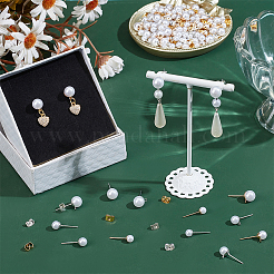 Brass Stud Earring Findings&nbsp;KK-PH0012-61