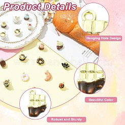17Pcs 17 Styles Alloy Enamel Charms&nbsp;FIND-CJ0005-04