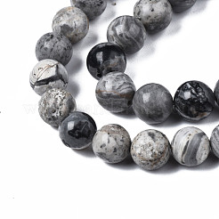 Natural Maifanite/Maifan Stone Beads Strands&nbsp;G-Q462-8mm-21