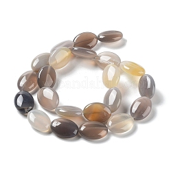 Natural Grey Agate Beads Strands&nbsp;G-L164-A-37