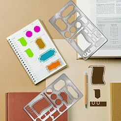 Retro Stainless Steel Metal Cutting Dies Stencils&nbsp;DIY-WH0242-286