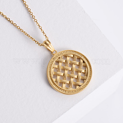 Vintage Punk Bohemian Stainless Steel Chinese Knot Pendant Necklaces for Women Men&nbsp;VU1484
