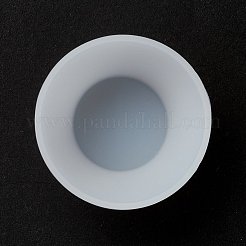 再利用可能なシリコーン混合樹脂カップ  UVレジン＆エポキシレジンのクラフト作り用  ホワイト  43x26mm  内径：40mm&nbsp;DIY-P059-04