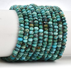 Natural HuBei Turquoise Beads Strands&nbsp;G-B175-A15-2x4mm